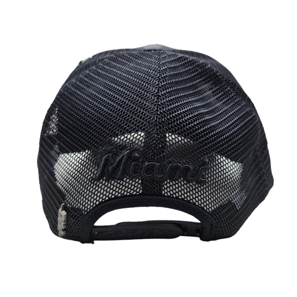 Pro Standard Men's Marlins Classic Pinch Front Trucker - OS - Picture 5 of 11